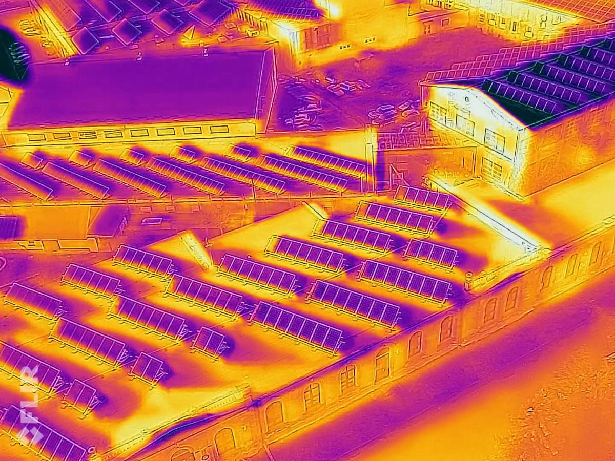 Termografie Inspekce Letecky - Dron